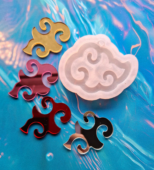 Cloud Mirror Mold - 4 Different Colors of Mirror Available