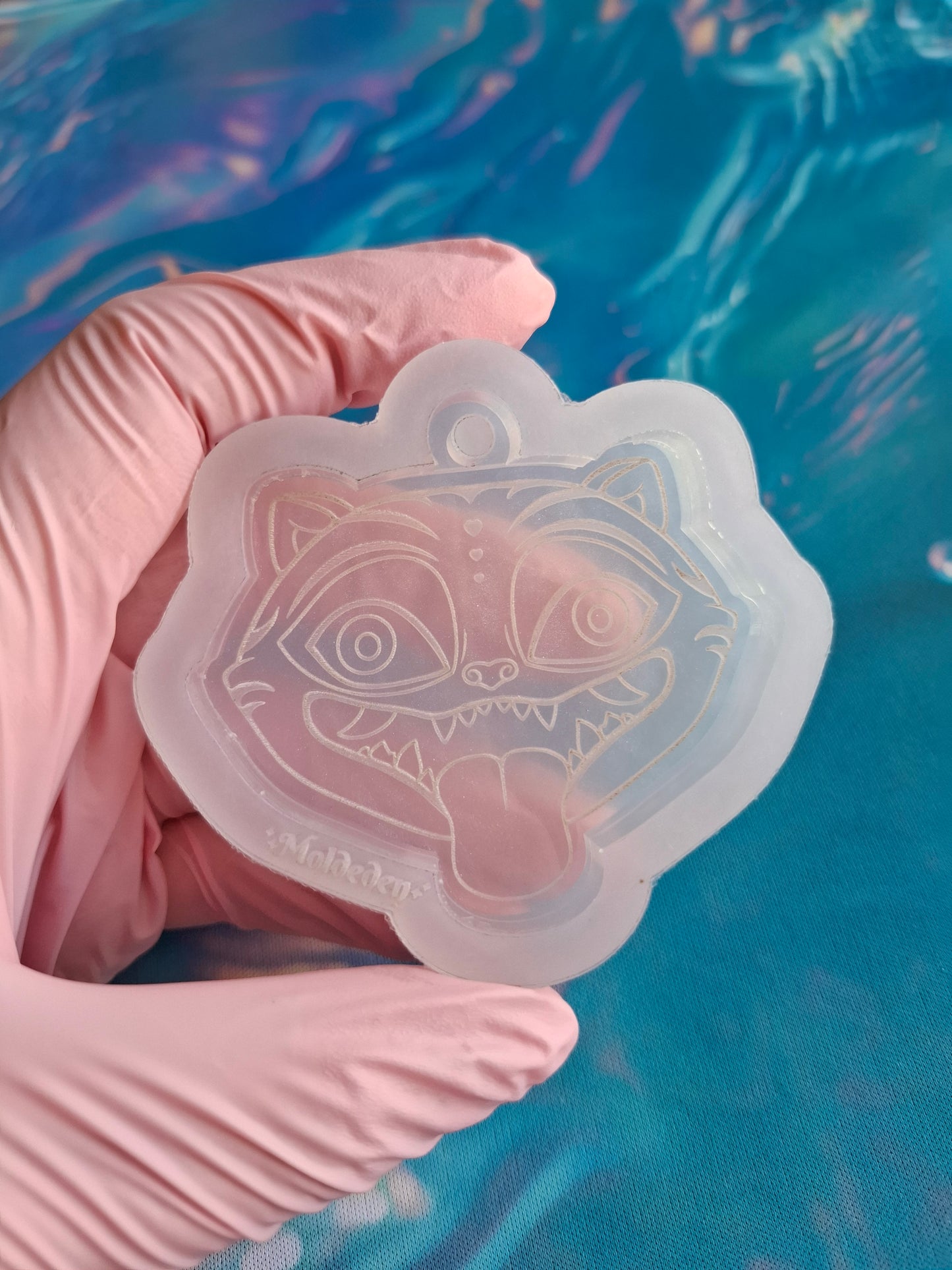 Tiger keychain mold