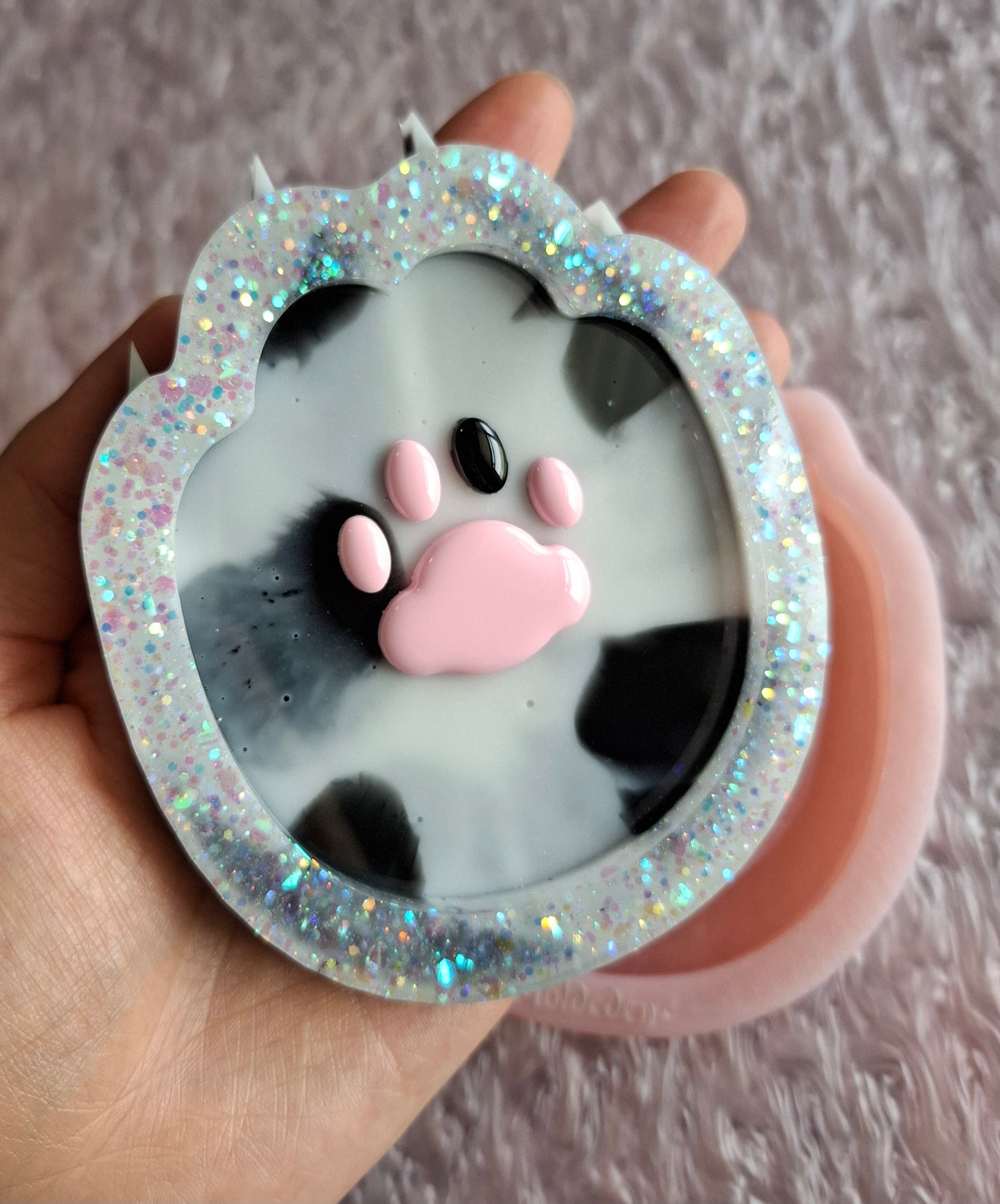 Cat paw tray silicone mold