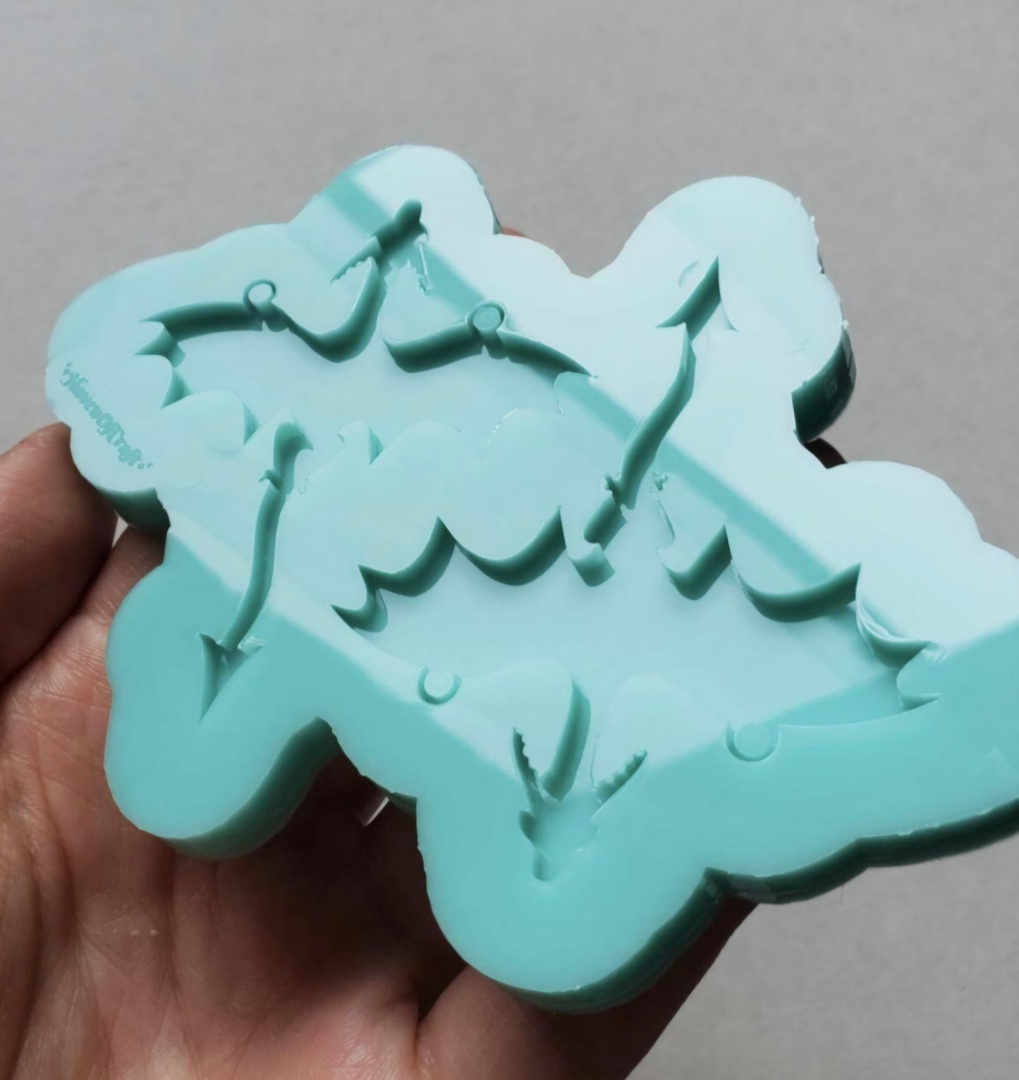 Dragon Earring Mold - Made to Order - Made from acrylic blank