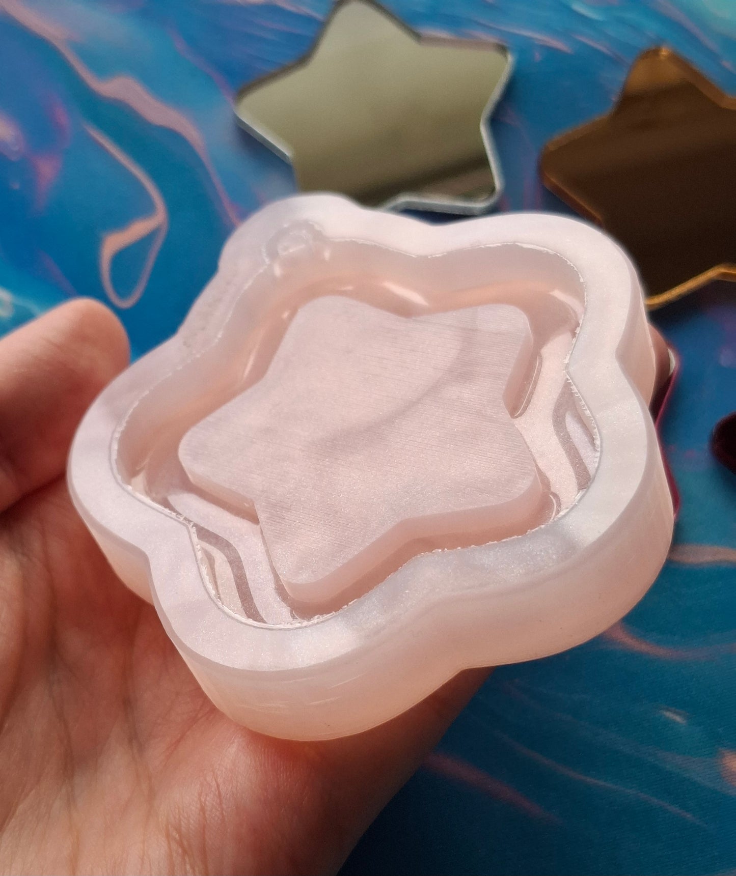 Star Mirror Mold - 4 Different Colors of Mirror Available