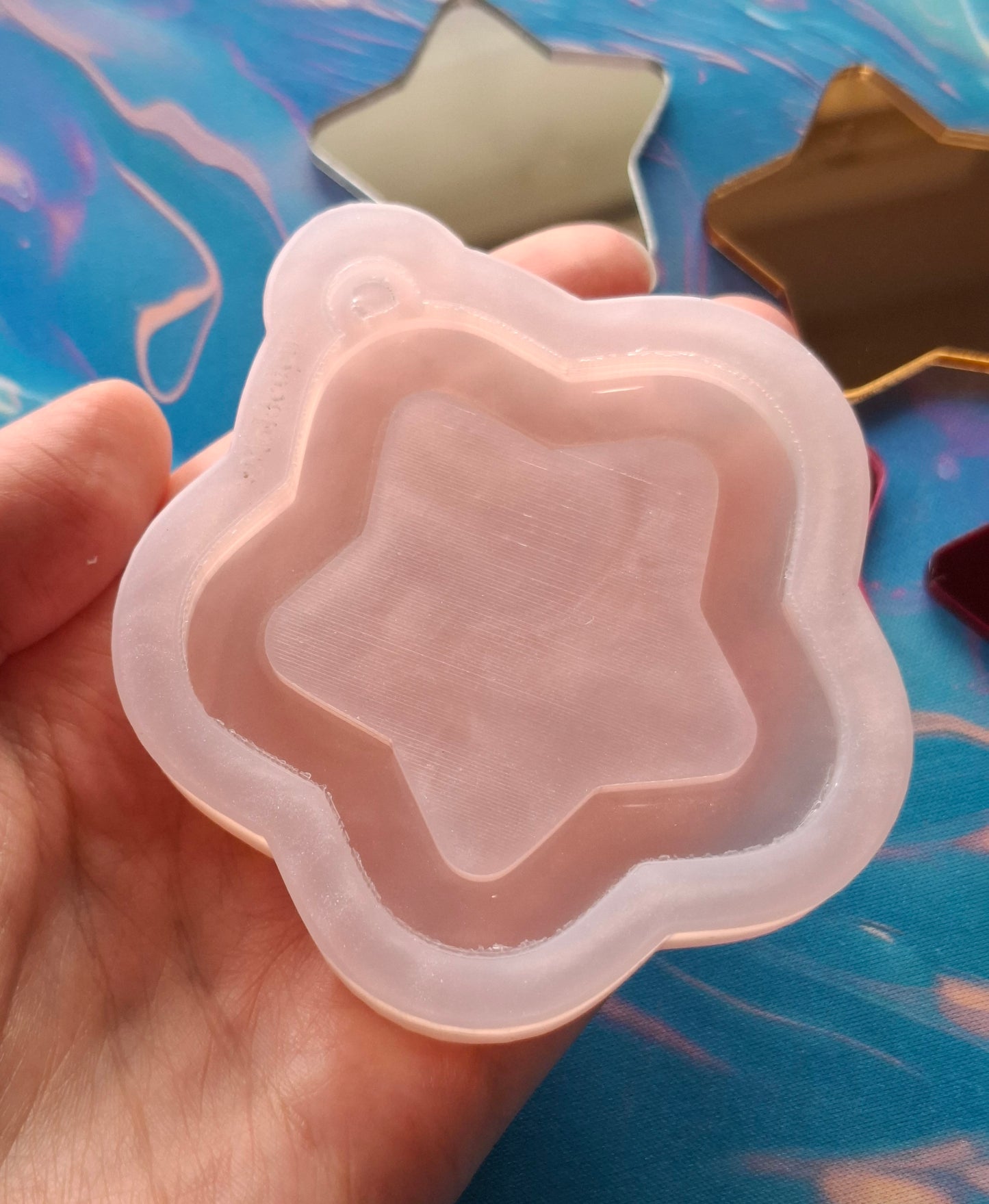 Star Mirror Mold - 4 Different Colors of Mirror Available