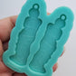 Made to order - Woman statue Earring shiny silicone mold