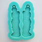 Made to order - Woman statue Earring shiny silicone mold