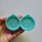 Made to Order - Round moon Face shiny silicone mold