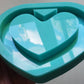 Made to Order - Heart Tsurikawa Silicone Mold 2 sizes - Made with Acrylic Blanks