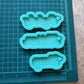 1/4 Inch Thick Keychain Mold \ 3 to choose from \ Crybaby, Simp and Kitten - Made to order