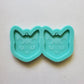 Made to order -triple moon cat shiny silicone mold