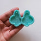 Made to order - Banana shiny silicone earring mold