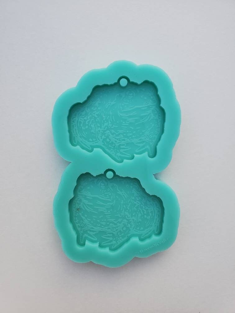 Made to order - Toad Earring shiny silicone mold