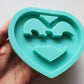 Made to order -  Crybaby Heart 2 sizes Car Handle\Tsurikawa mold