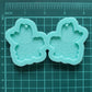 Made to order - Frog With Wings earring mold - shiny silicone mold