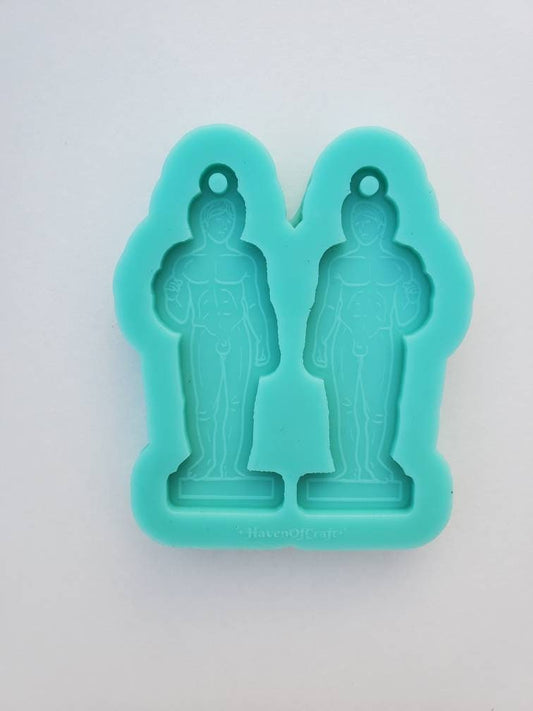 Made to order - Man statue Earring shiny silicone mold