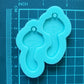 Made to order -  Cute Mushroom earring mold - shiny silicone mold