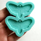 Made to Order - Death moth shiny silicone earring mold