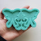 Made to order - Luna moth and moon earring silicone mold -shiny silicone mold