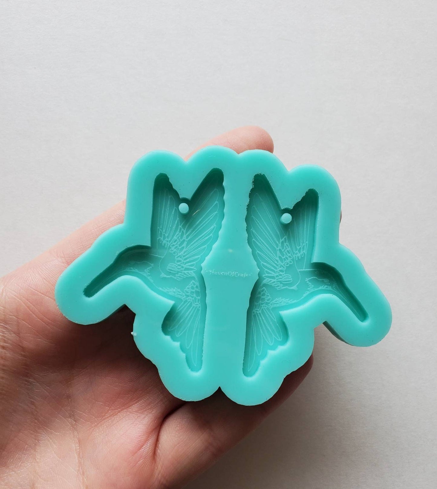 Made to Order - Hummingbird Silicone Earring Mold- Made with Acrylic Blanks