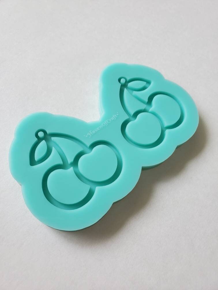 Made to order - Cherry earring shiny silicone mold