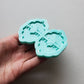 Made to Order - Abstract 2 Pieces Silicone Earring Mold- Made with Acrylic Blanks