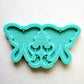 Made to order - Luna moth and moon earring silicone mold -shiny silicone mold