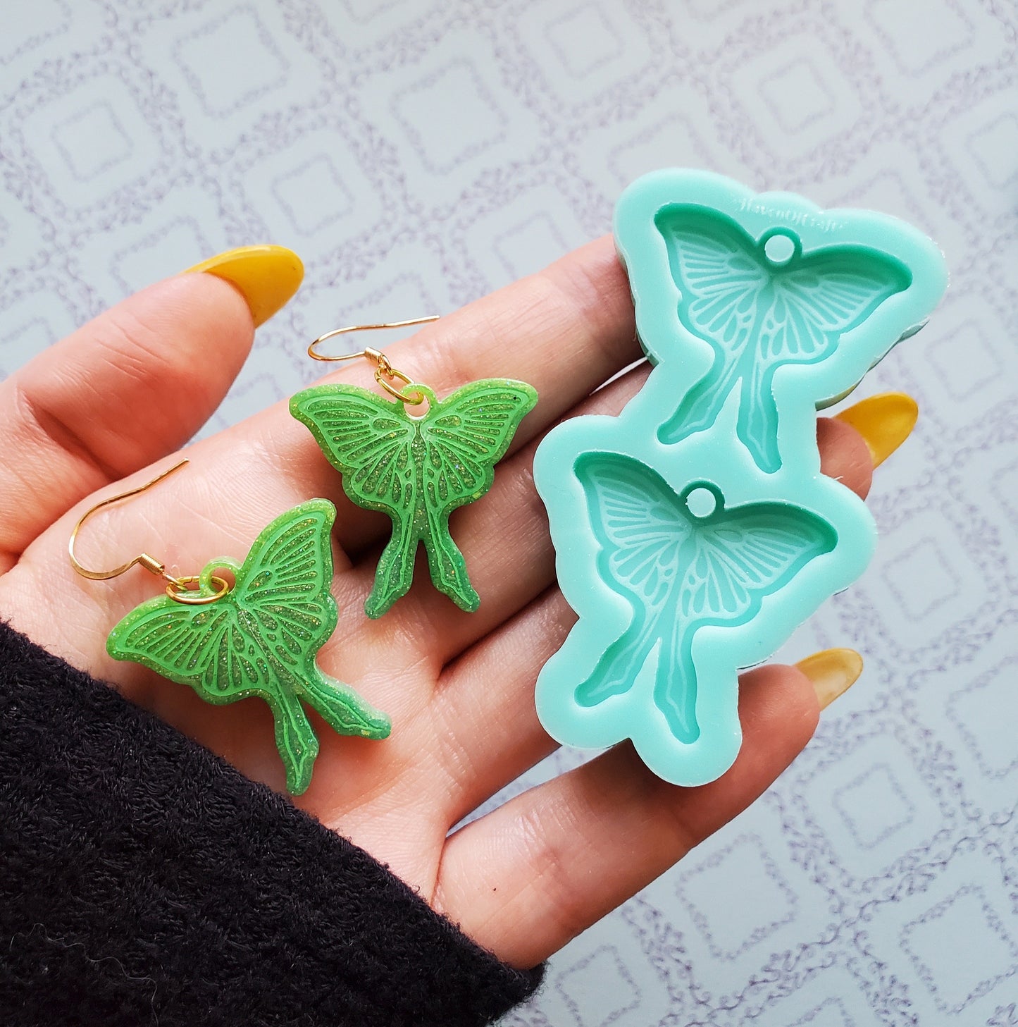 Luna Wings Small Silicone Resin Mold / Made to order