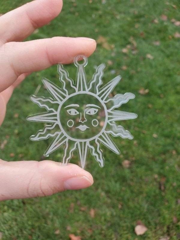 Made to Order - Sun Face shiny silicone mold