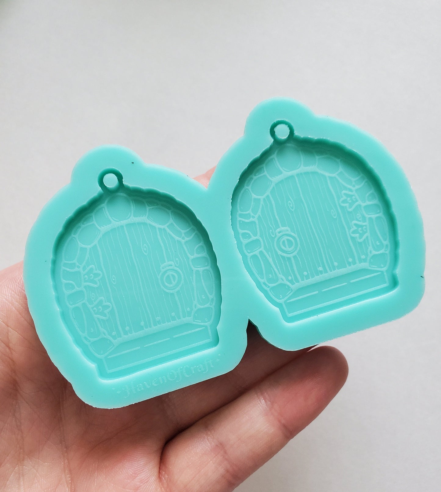 Made to order - Cottage Door earring mold - shiny silicone mold