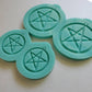 Made to order-Pentagram shiny silicone earring mold