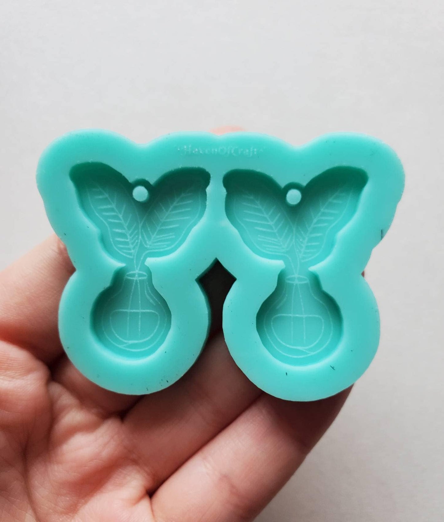 Made to Order - Plant Silicone Earring Mold- Made with Acrylic Blanks