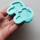 Made to Order - Plant Silicone Earring Mold- Made with Acrylic Blanks