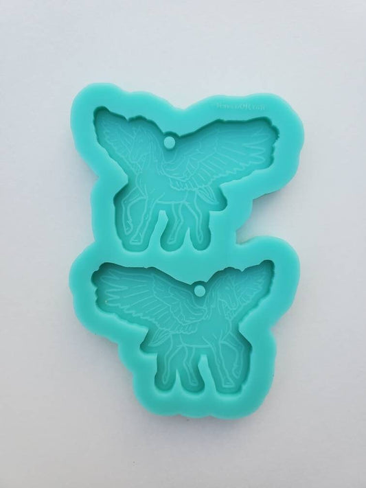 Made to order -  Pegasus Earring shiny silicone mold