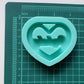 Made to order -  Crybaby Heart 2 sizes Car Handle\Tsurikawa mold