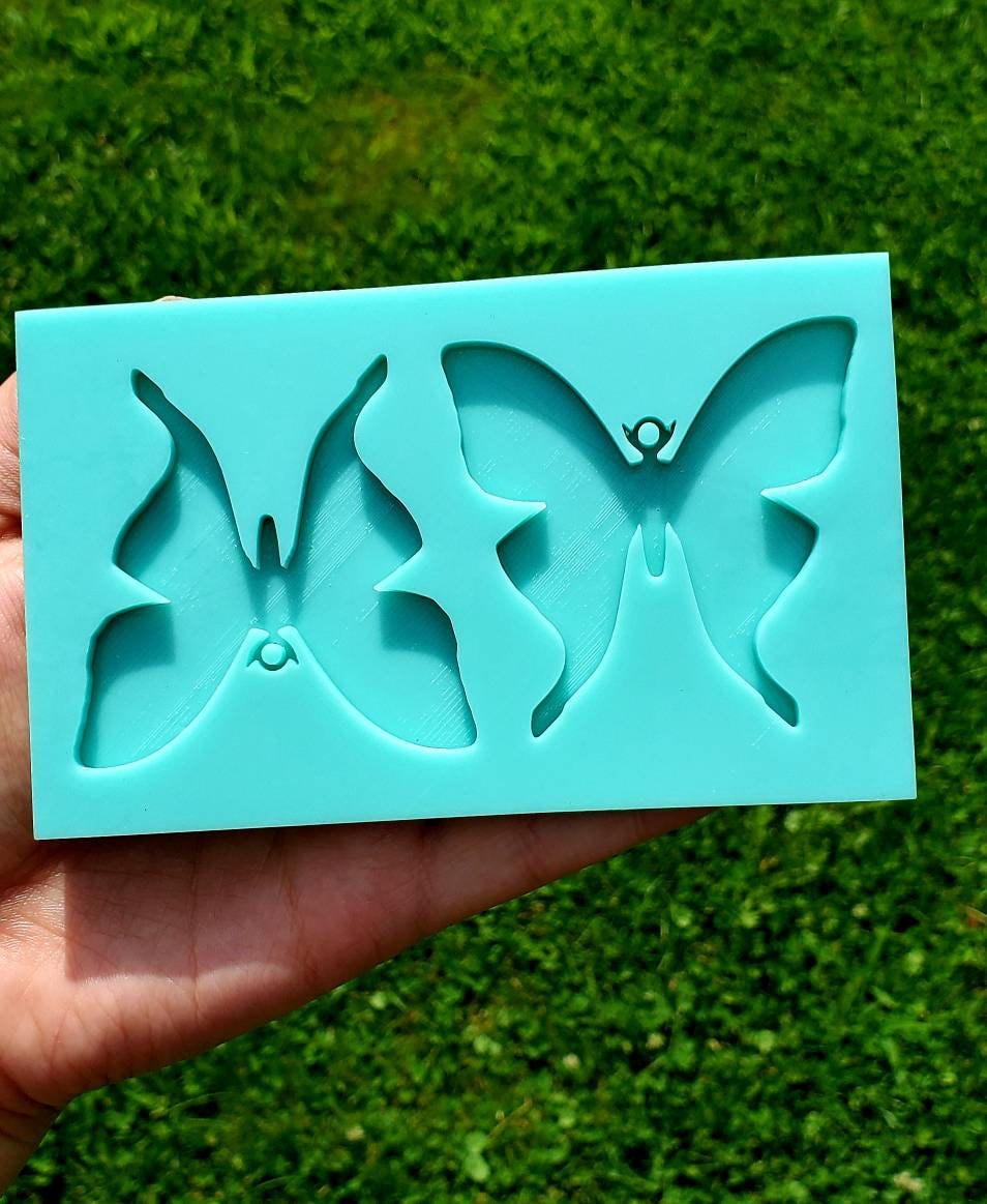 Made to order - Shiny Moth/butterfly earring mold