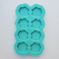 Made to Order Stud Roses Shiny Silicone Earring Mold- Made with Acrylic Blanks