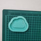 Made to Order - Thick Cloud Shaker Mold 2 Sizes - shiny silicone mold