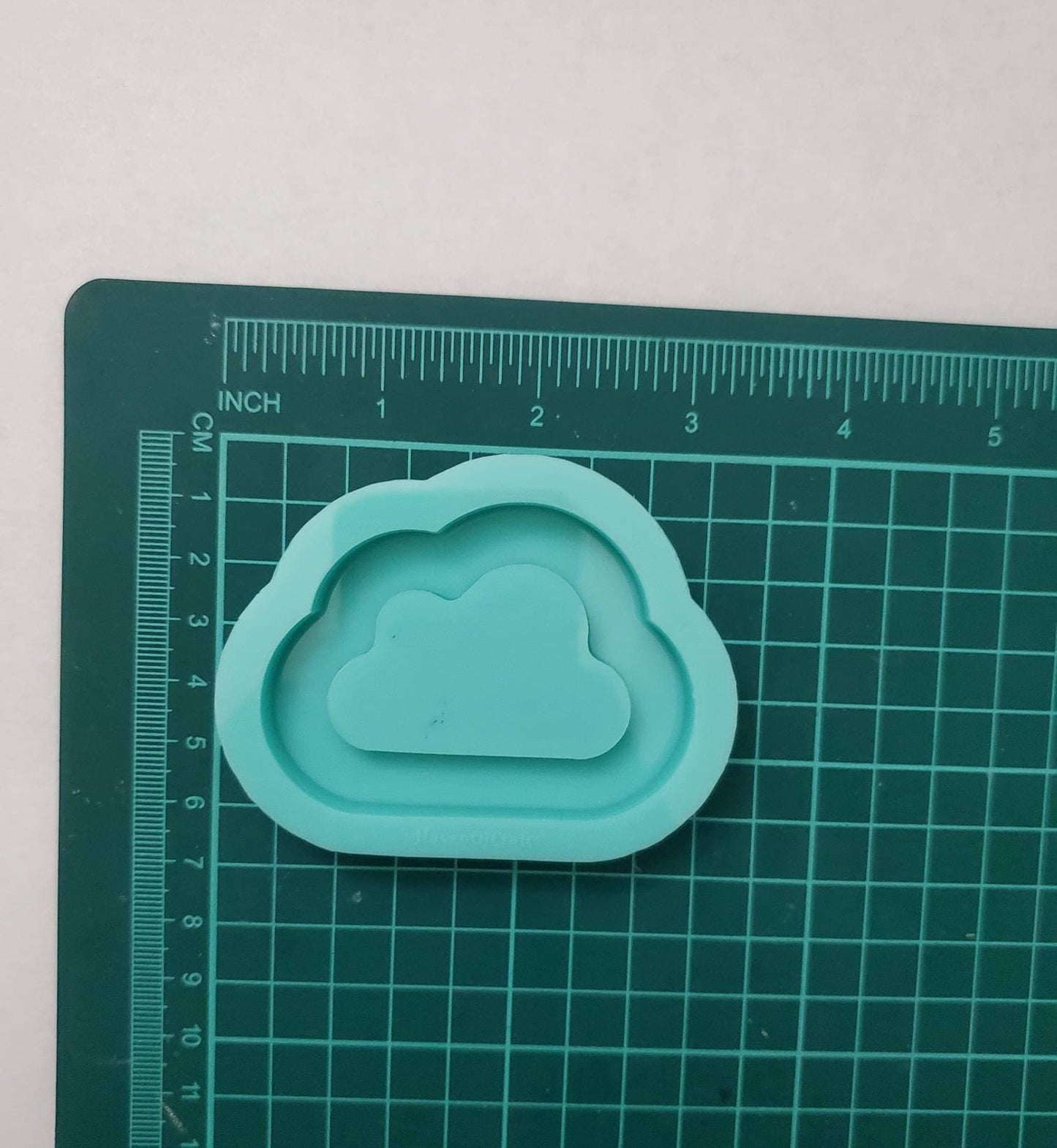 Made to Order - Thick Cloud Shaker Mold 2 Sizes - shiny silicone mold