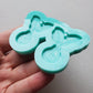 Made to Order - Plant Silicone Earring Mold- Made with Acrylic Blanks