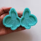 Made to order - Banana shiny silicone earring mold