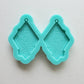 Made to order - Lava Lamps shiny earring silicone mold - made with acrylic blank