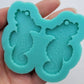 Made to order -  Seahorse Earring shiny silicone mold