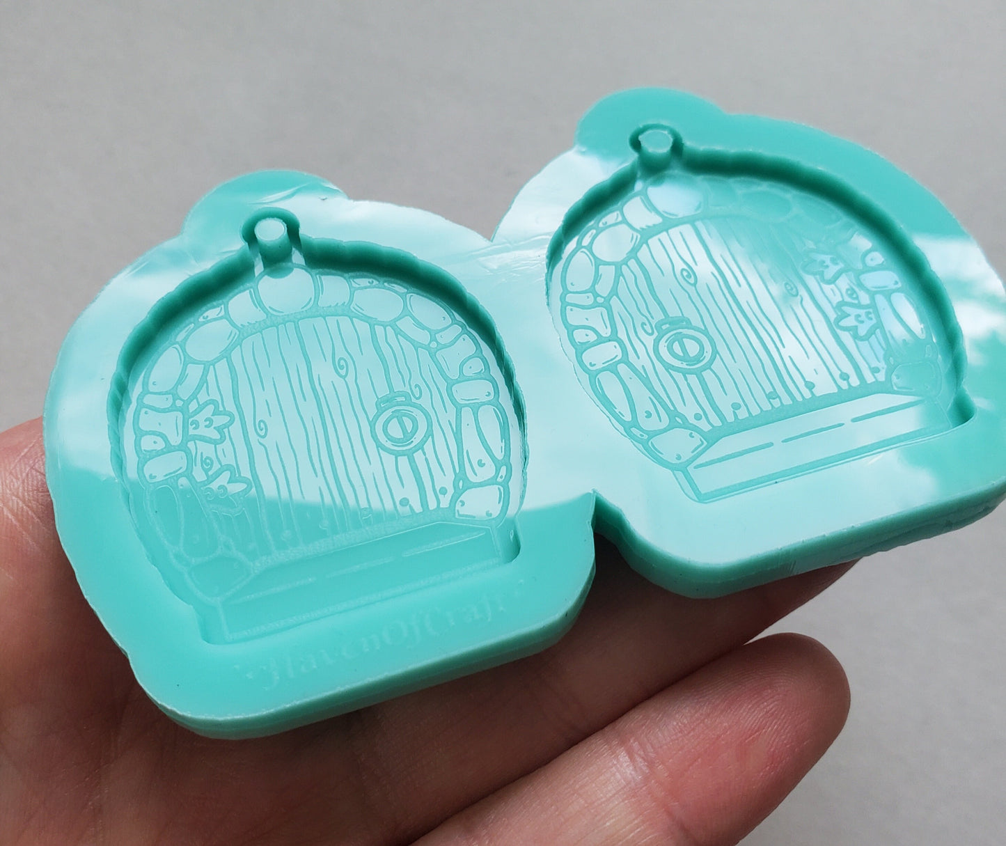 Made to order - Cottage Door earring mold - shiny silicone mold