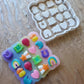Cute Cereal Charm silicone mold / Choose color of mold - Made to order