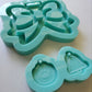 Made to Order - Bow Tsurikawa Shiny Silicone Mold with Bell And Paw Add on - Made with Acrylic Blanks
