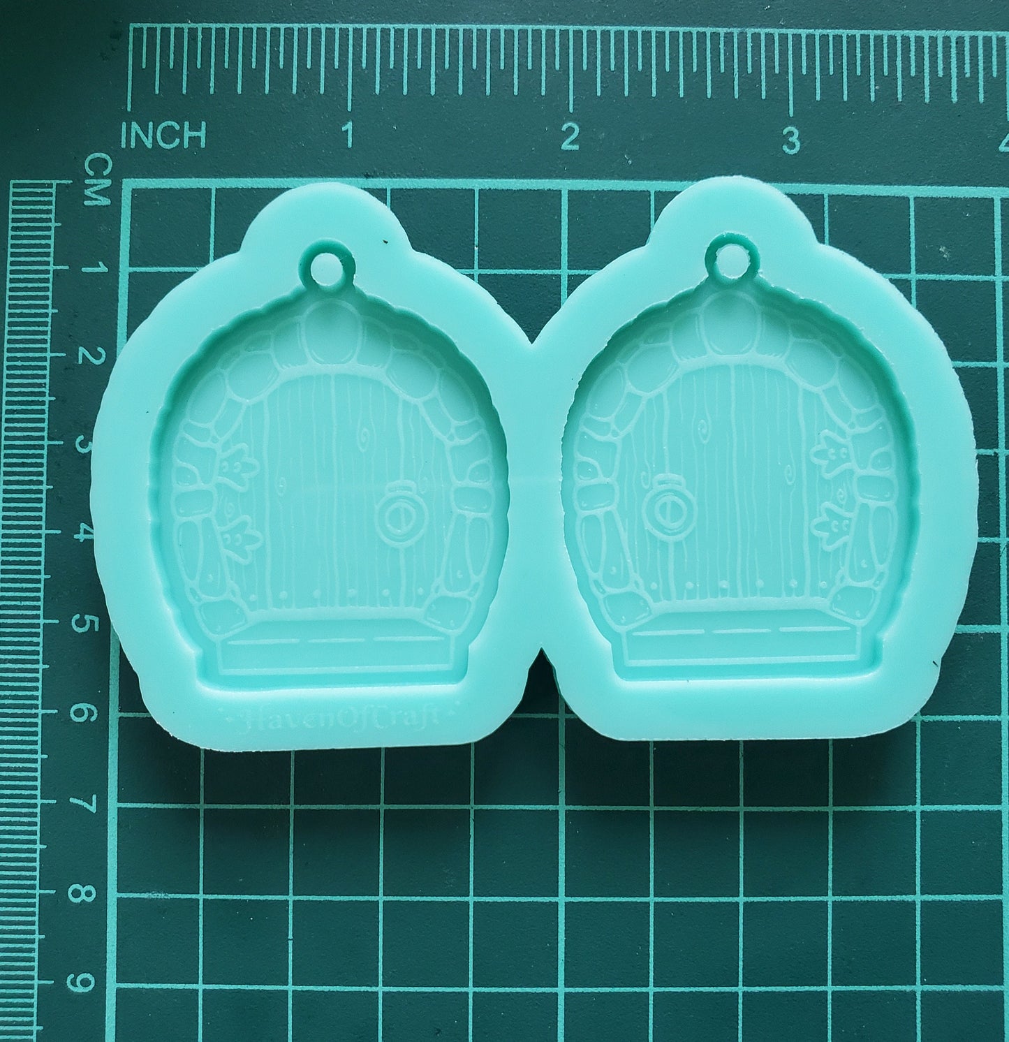 Made to order - Cottage Door earring mold - shiny silicone mold