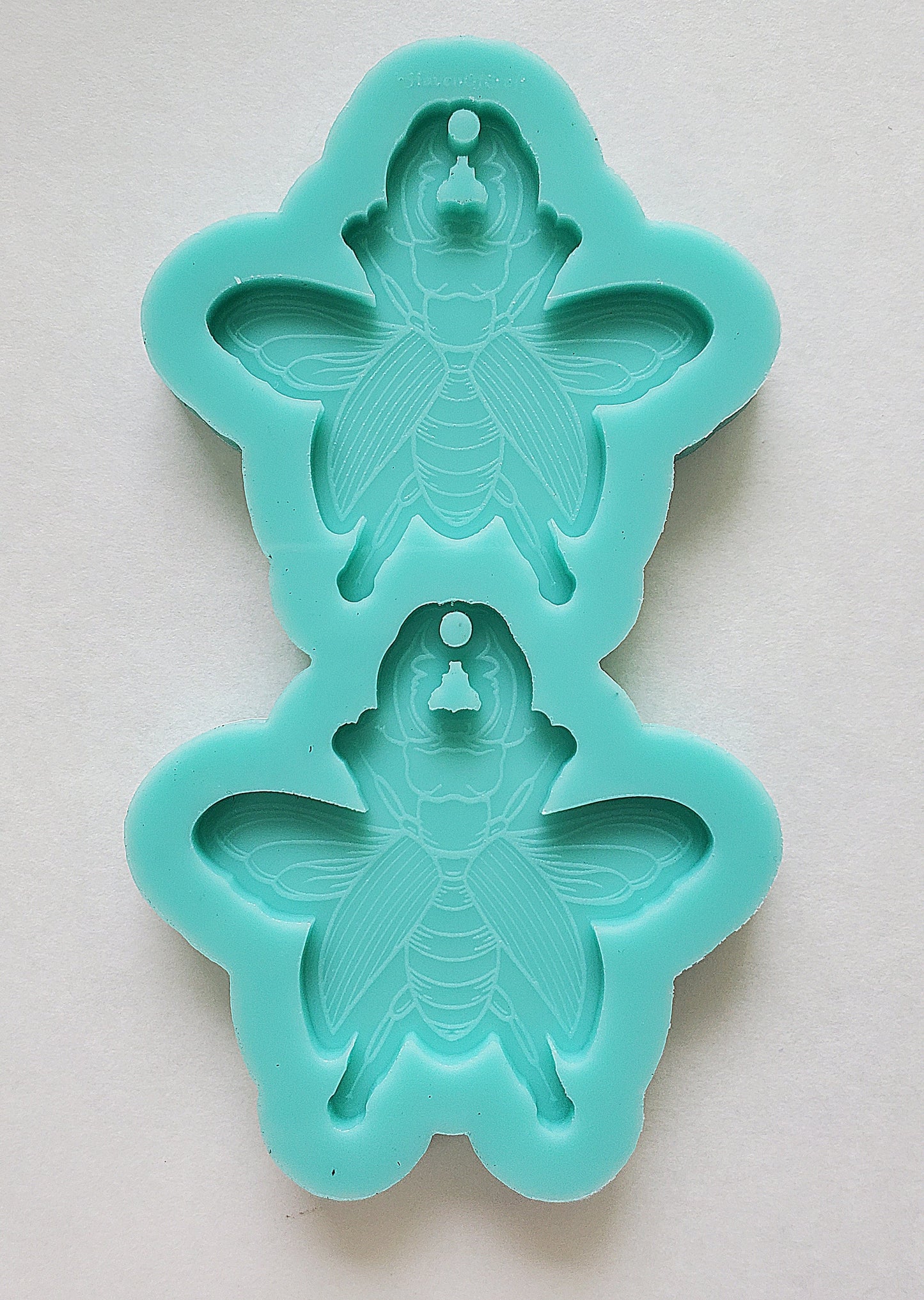 Made to order - Flying Insect earring mold - shiny silicone mold