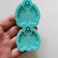 Made to Order - Chandelier Shiny Silicone Earring Mold- Made with Acrylic Blanks