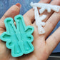 Made to Order - Gun /2 engraving option / shiny silicone earring mold