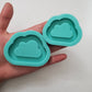 Made to Order - Thick Cloud Shaker Mold 2 Sizes - shiny silicone mold