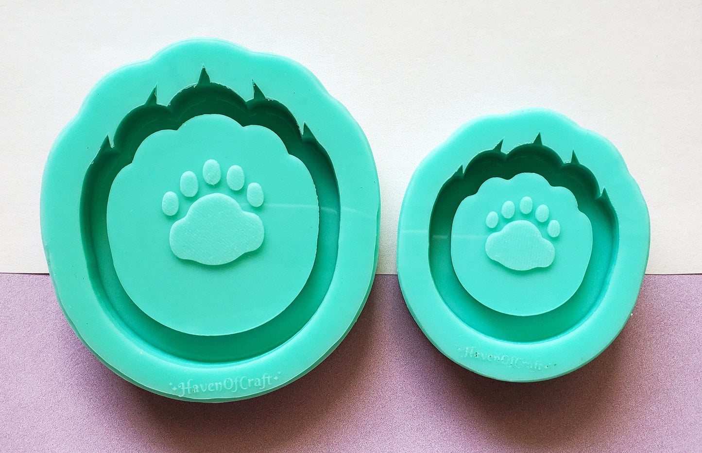 Adorable Bear Paw shaker/ 2 sizes available / Made to order