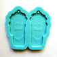 Made to Order - Body positivity floral woman Shiny Silicone Earring Mold- Made with Acrylic Blanks